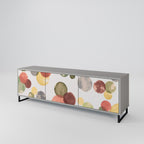 FLEETING HAPPINESS TV-Lowboard mit 3 Türen in Grau