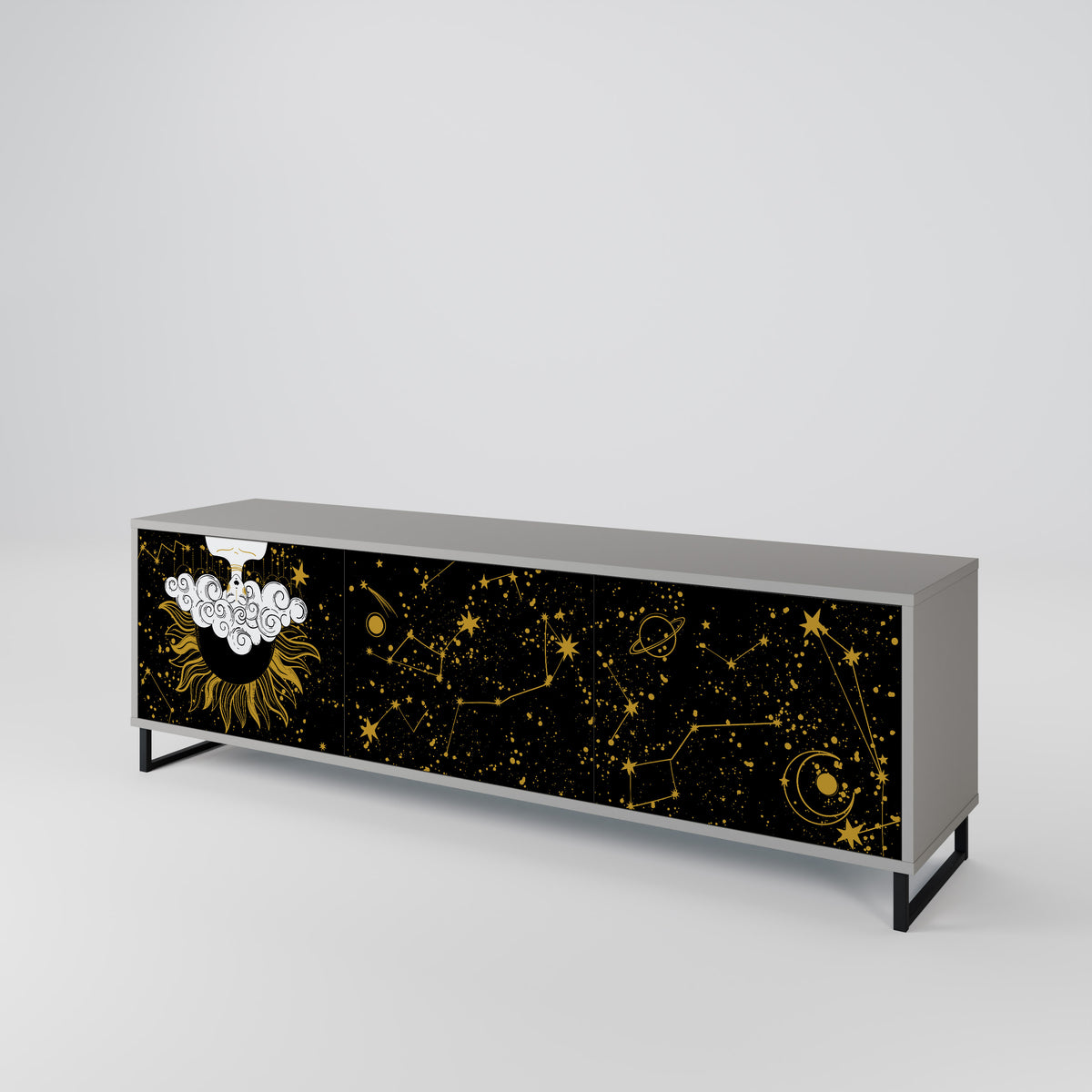 STELLAR CONSTELLATIONS 3-türiges TV-Lowboard