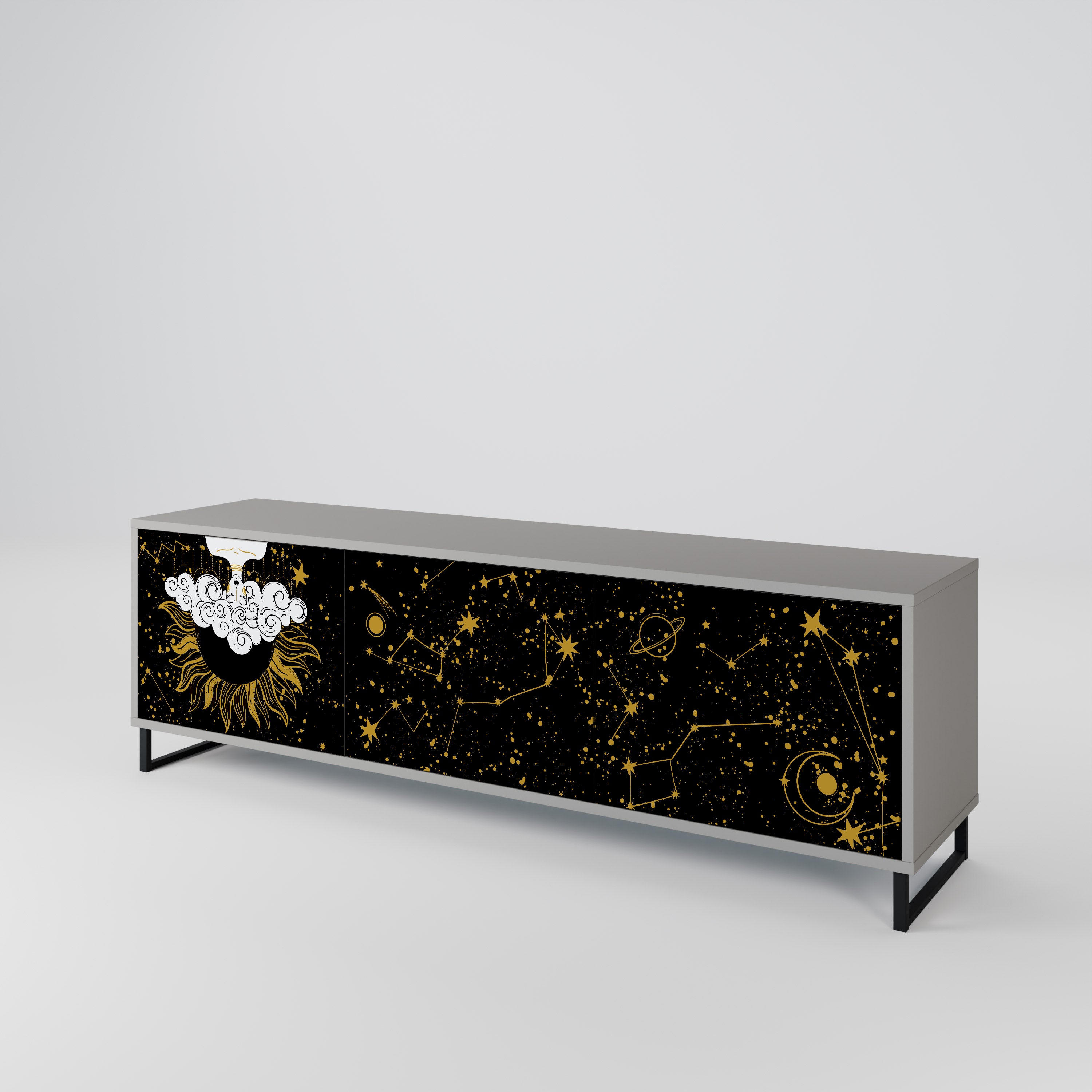 STELLAR CONSTELLATIONS 3-türiges TV-Lowboard
