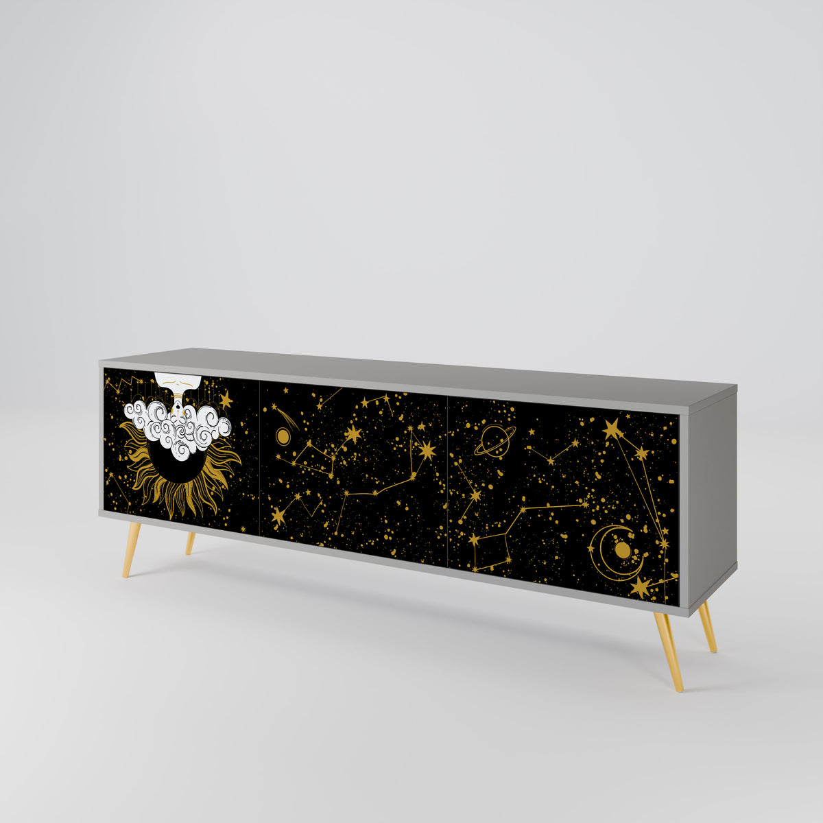 STELLAR CONSTELLATIONS 3-türiges TV-Lowboard