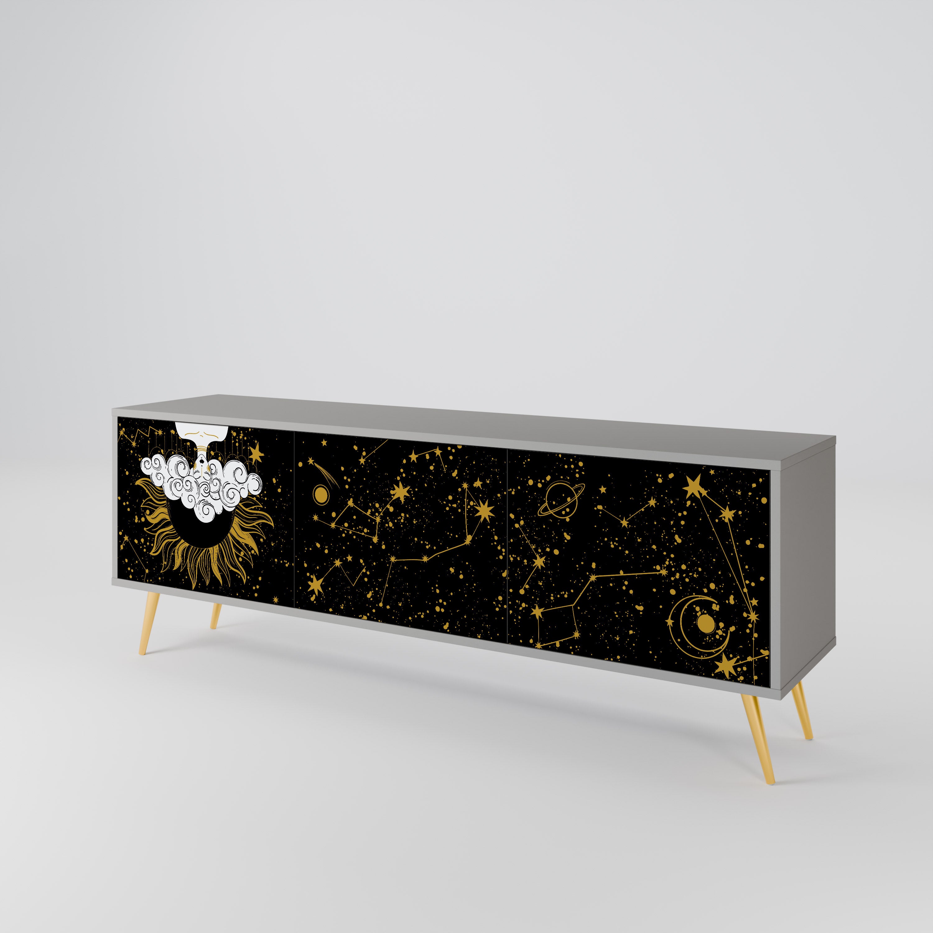 STELLAR CONSTELLATIONS 3-türiges TV-Lowboard