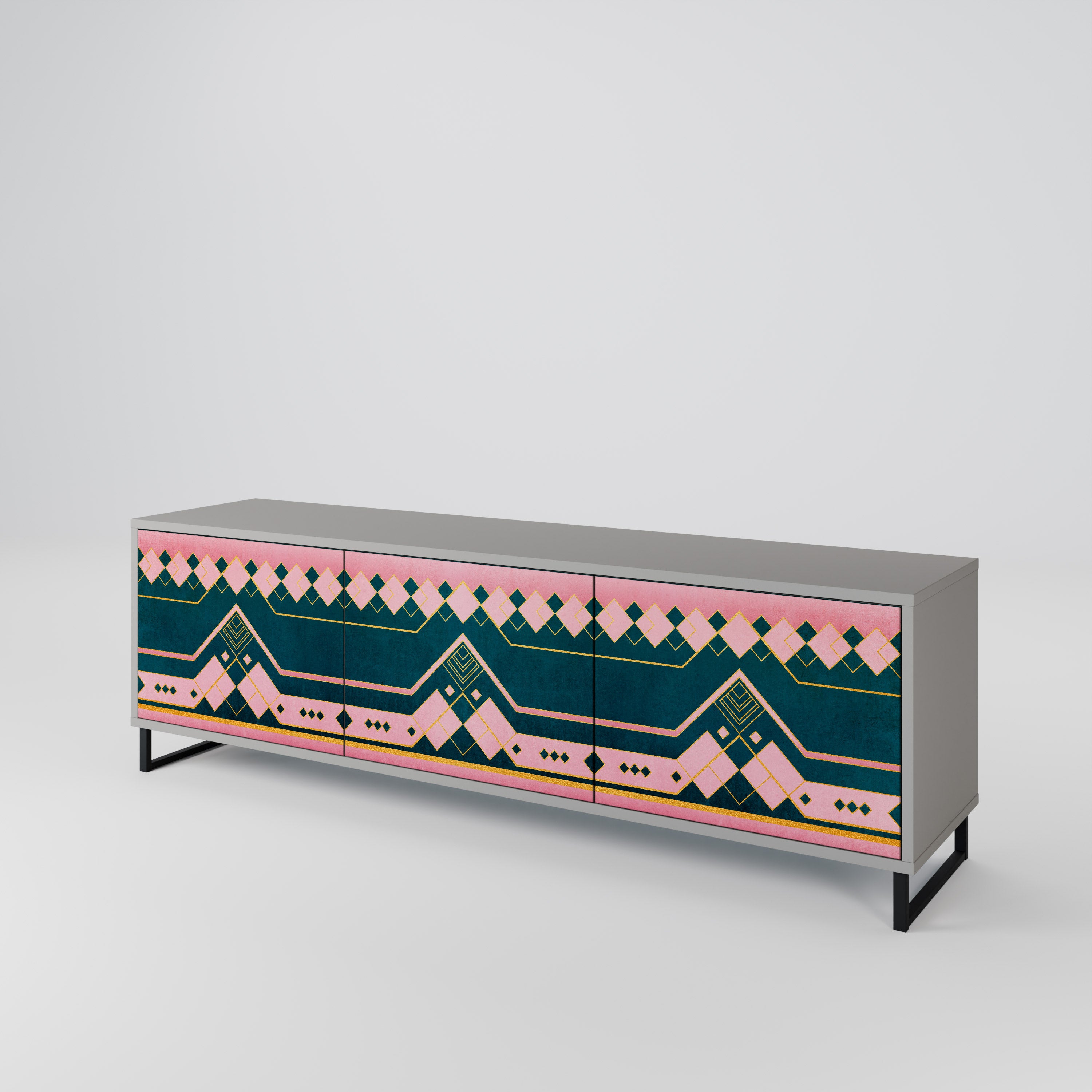 ROYAL COMPOSITION 3-türiges TV-Lowboard