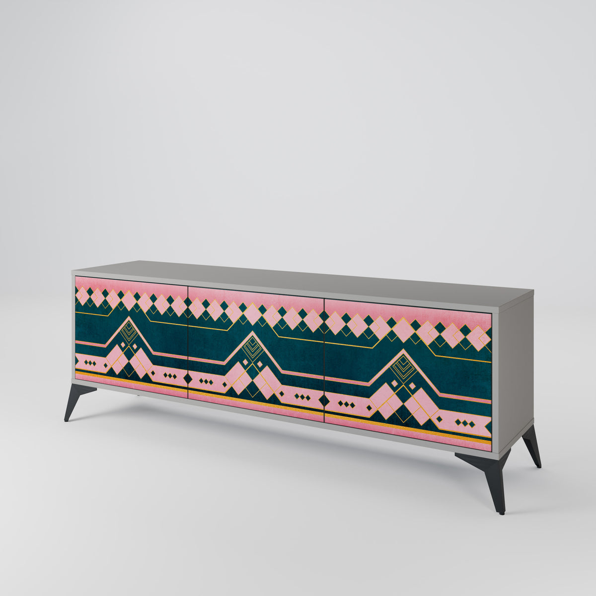 ROYAL COMPOSITION 3-türiges TV-Lowboard