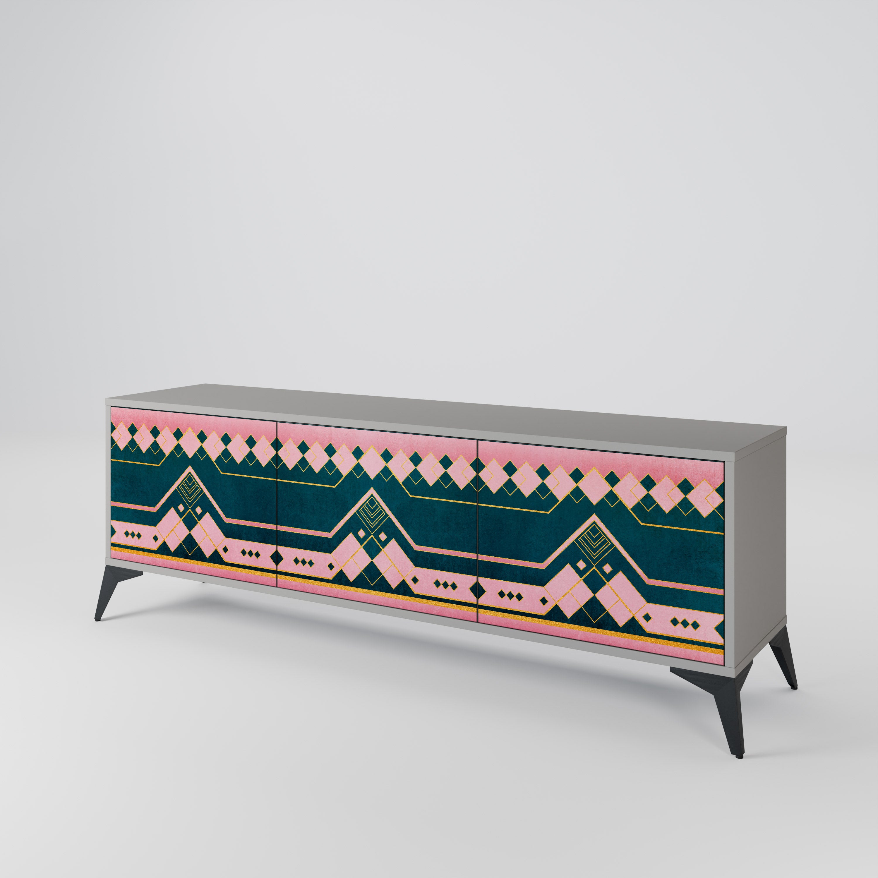 ROYAL COMPOSITION 3-türiges TV-Lowboard