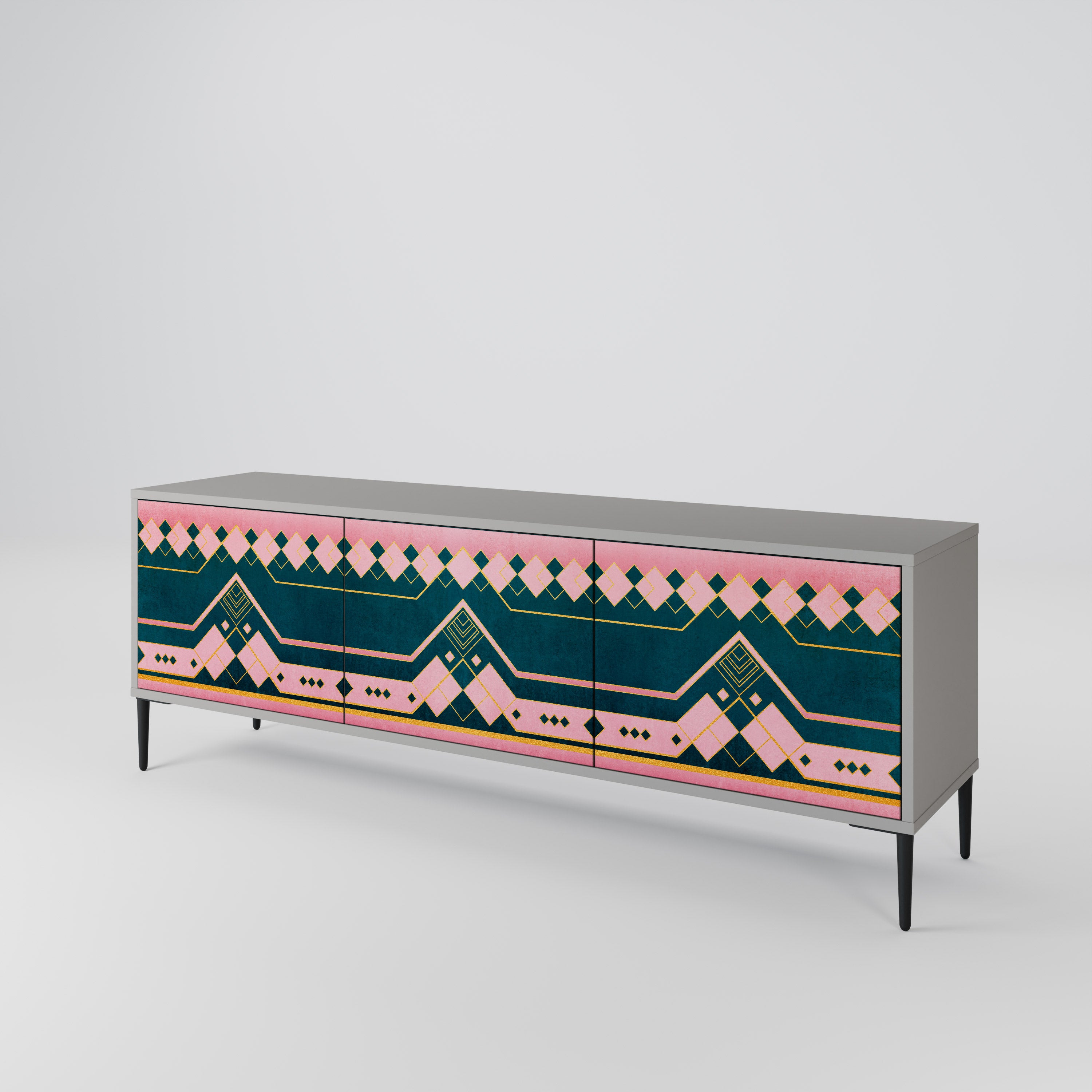 ROYAL COMPOSITION 3-türiges TV-Lowboard