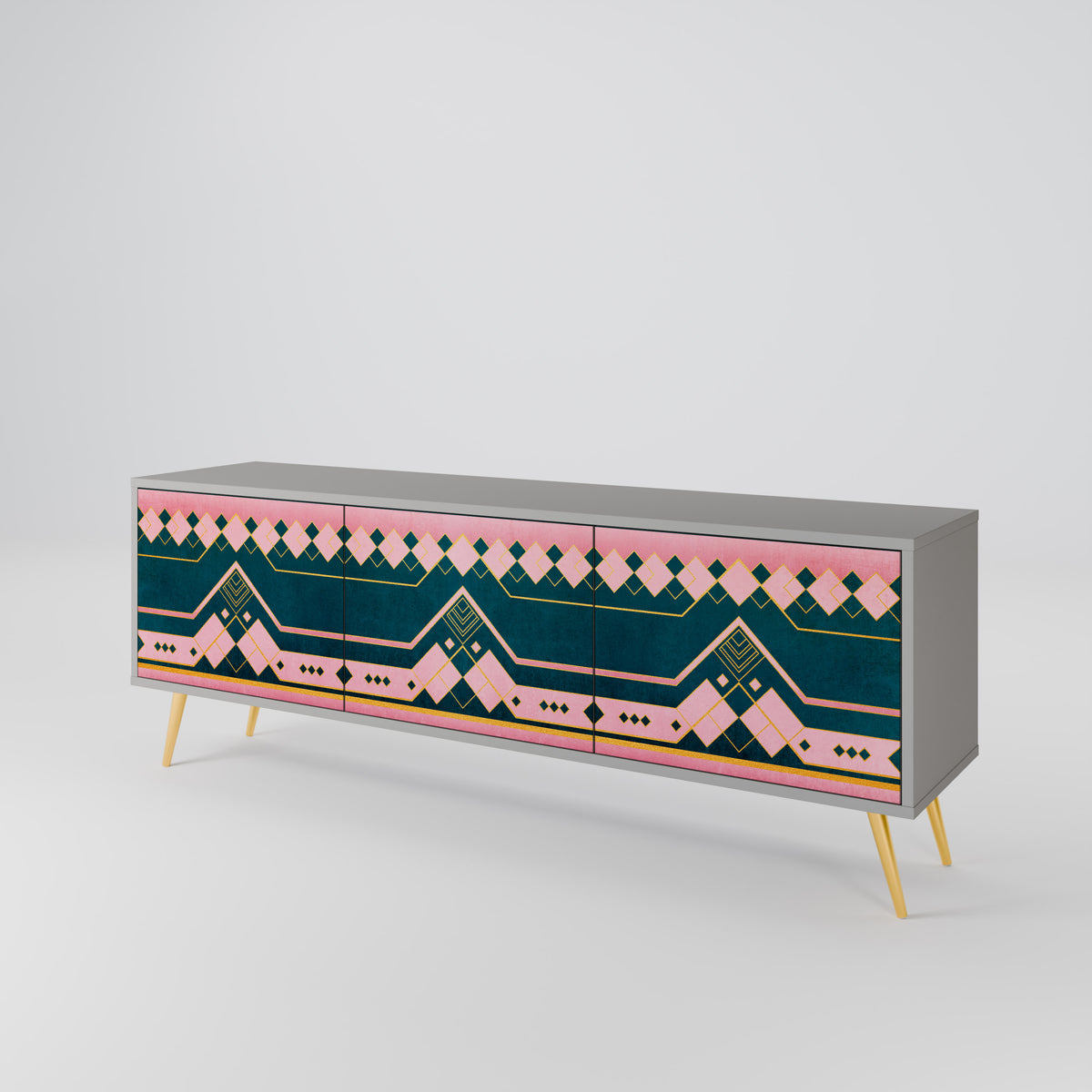 ROYAL COMPOSITION 3-türiges TV-Lowboard