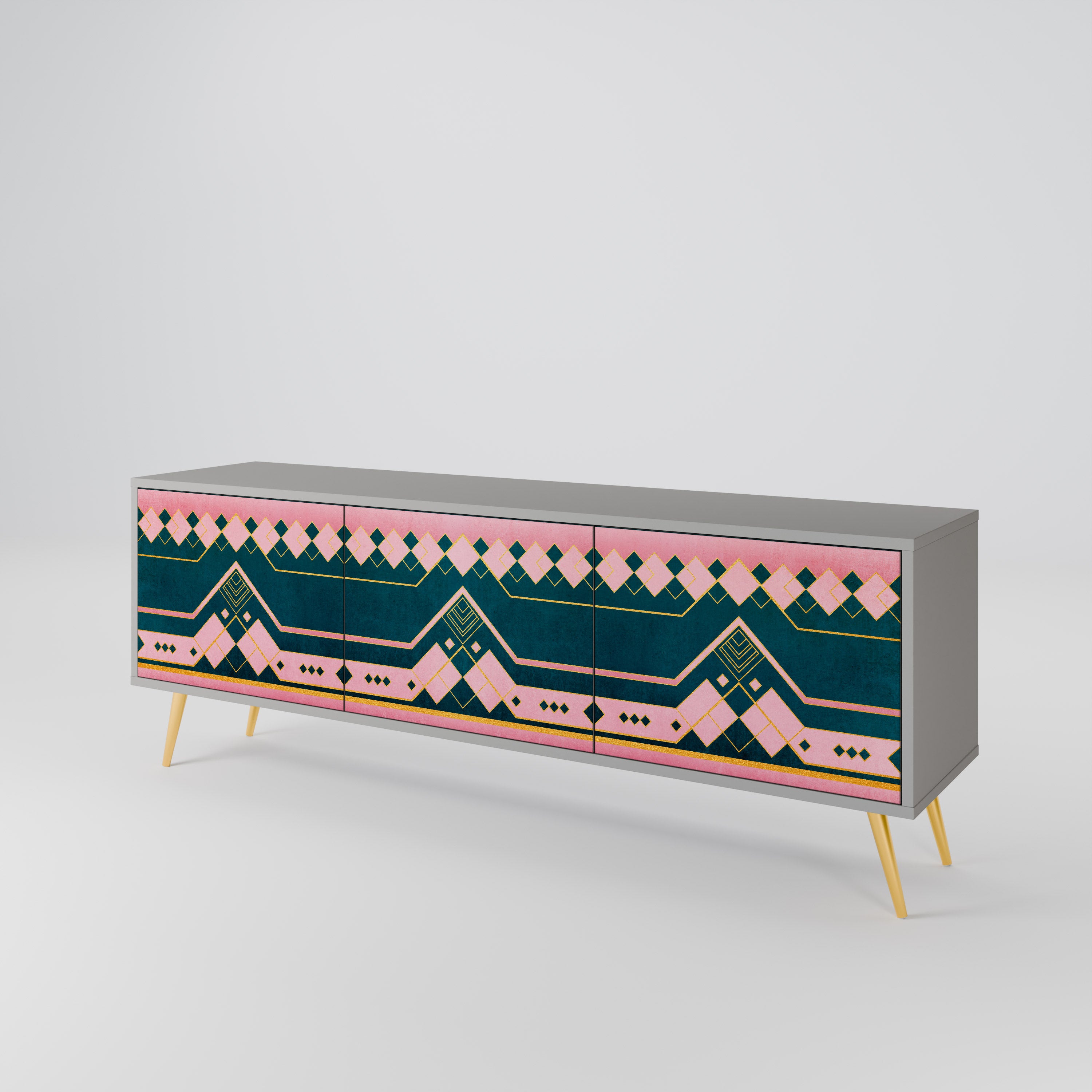 ROYAL COMPOSITION 3-türiges TV-Lowboard