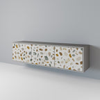 PIECES OF TOMORROW TV-Lowboard mit 3 Türen in Grau