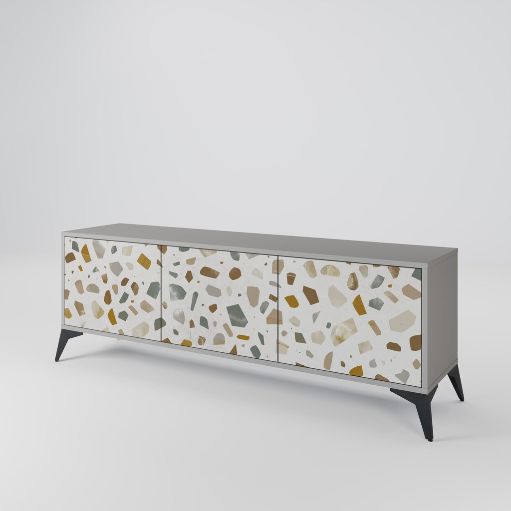 PIECES OF TOMORROW TV-Lowboard mit 3 Türen in Grau