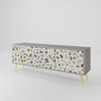 PIECES OF TOMORROW TV-Lowboard mit 3 Türen in Grau