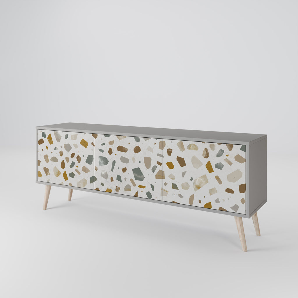 PIECES OF TOMORROW TV-Lowboard mit 3 Türen in Grau