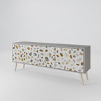 PIECES OF TOMORROW TV-Lowboard mit 3 Türen in Grau