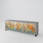 BIRCH KALEIDOSCOPE TV-Lowboard mit 3 Türen in Grau