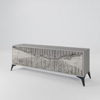 GRAIN LINES TV-Lowboard mit 3 Türen in Grau