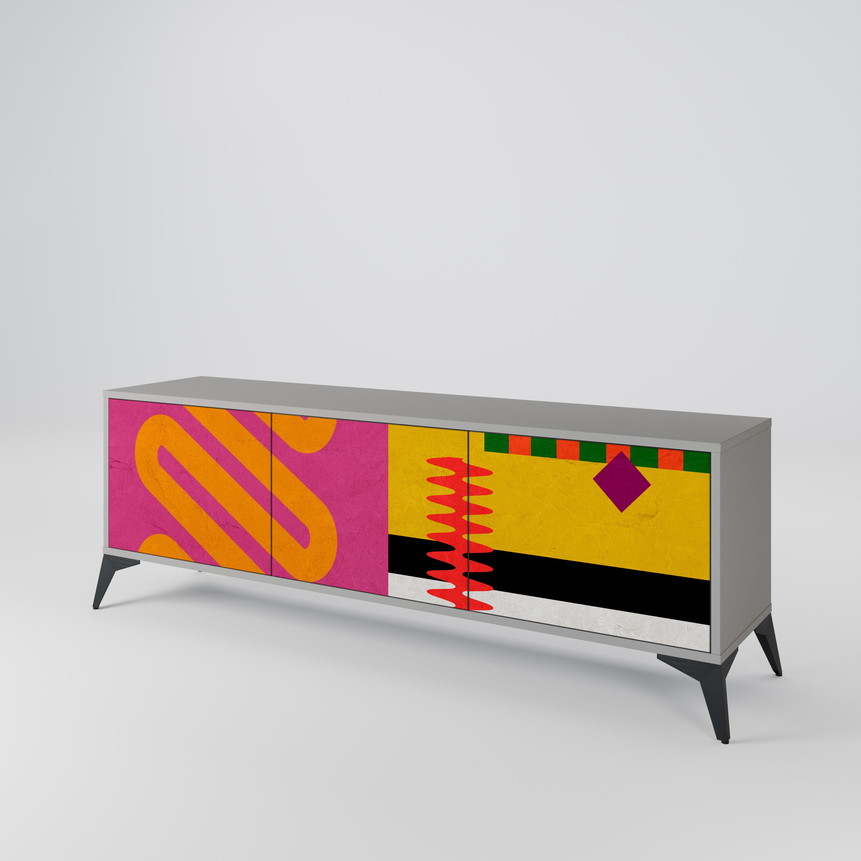 VIVID ART 3-türiges TV-Lowboard