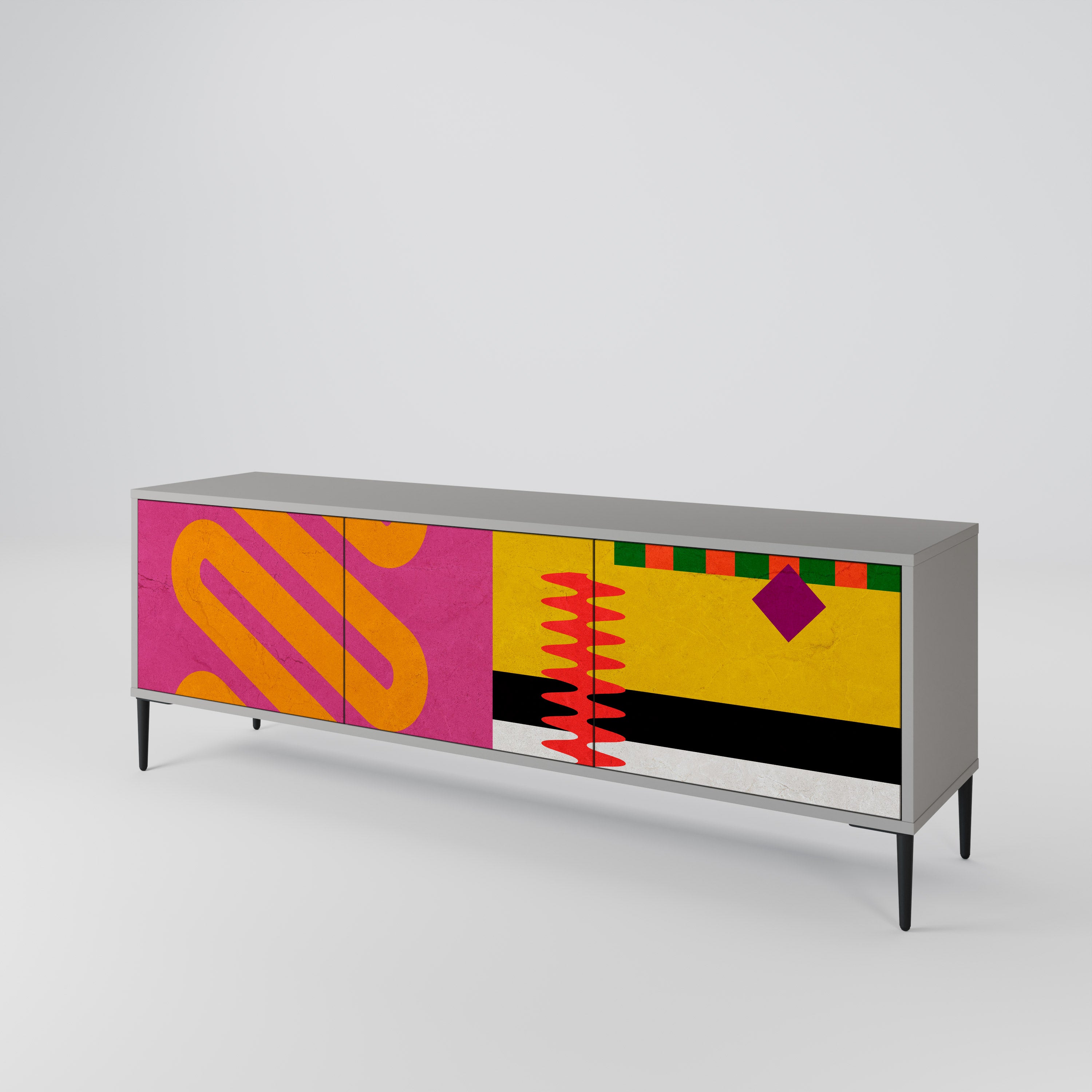 VIVID ART 3-türiges TV-Lowboard