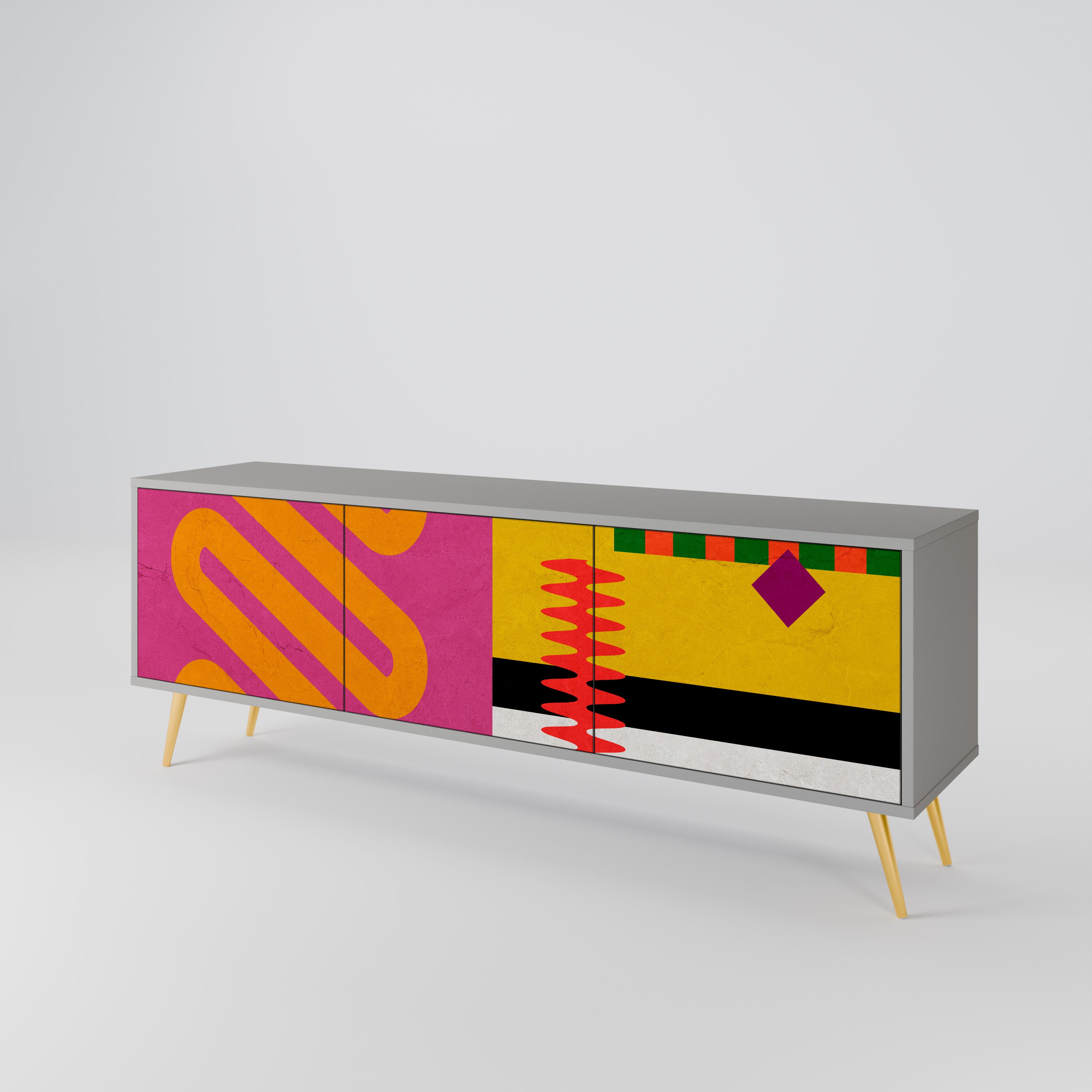 VIVID ART 3-türiges TV-Lowboard