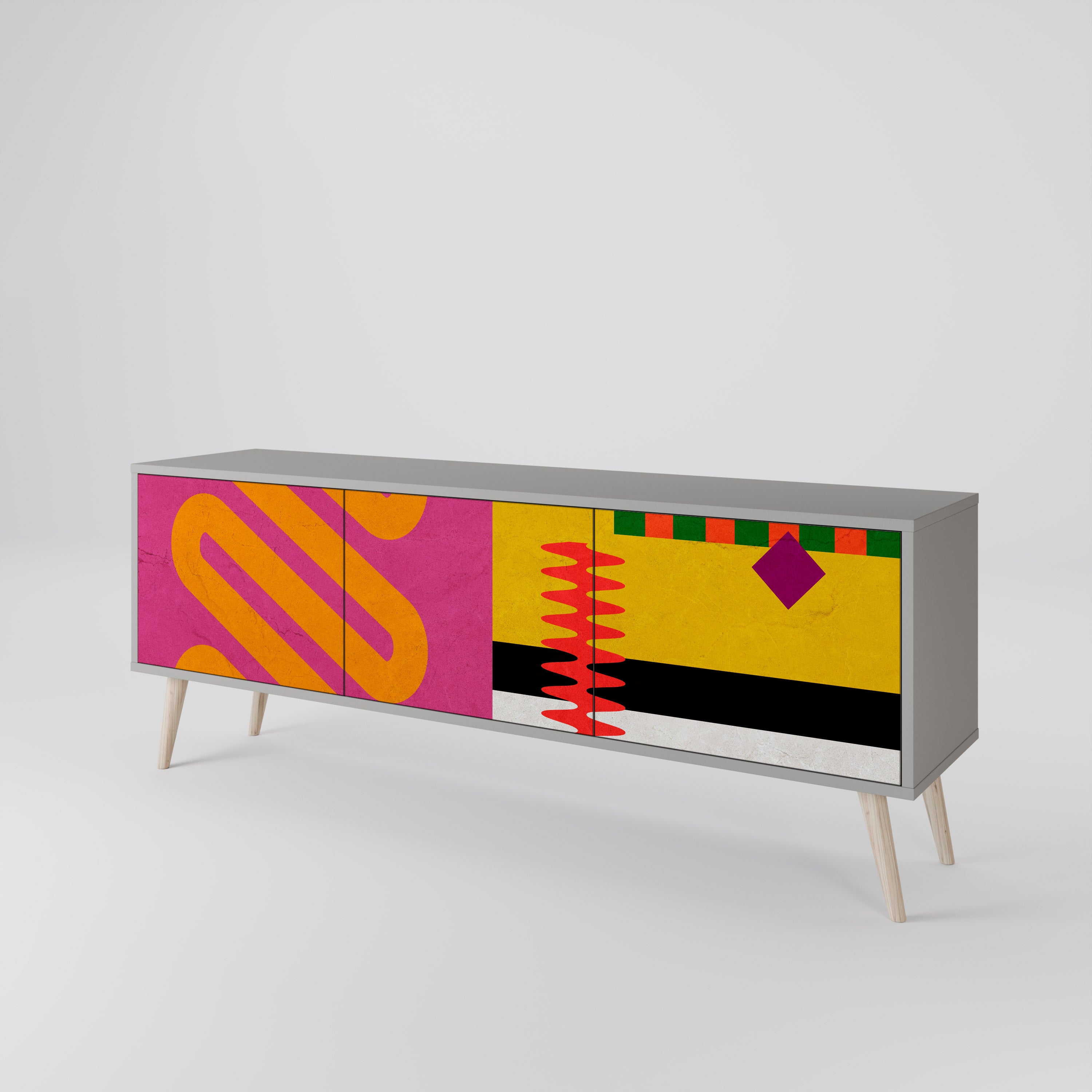 VIVID ART 3-türiges TV-Lowboard