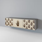 SEE MORE TV-Lowboard mit 3 Türen in Grau