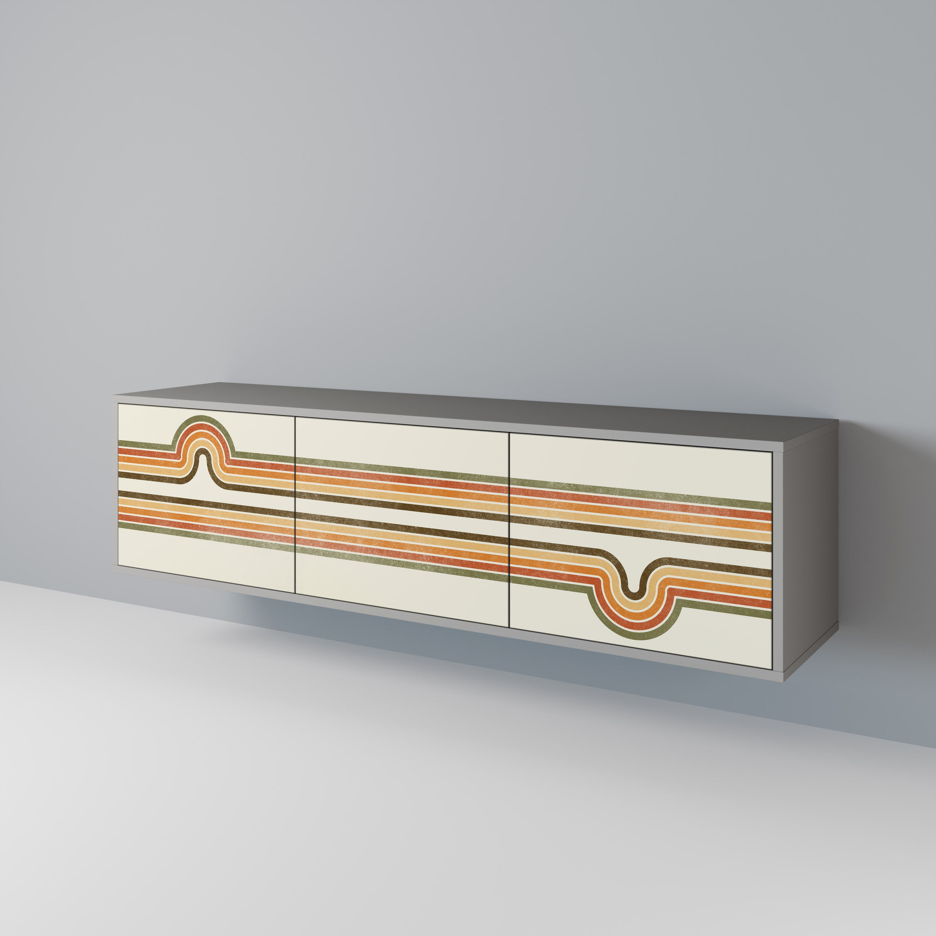 EXCEPTIONAL STREAM 3-türiges TV-Lowboard