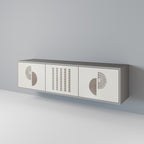 HARMONY ESSENCE TV-Lowboard mit 3 Türen in Grau