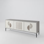 HARMONY ESSENCE TV-Lowboard mit 3 Türen in Grau