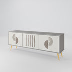 HARMONY ESSENCE TV-Lowboard mit 3 Türen in Grau