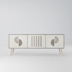 HARMONY ESSENCE TV-Lowboard mit 3 Türen in Grau