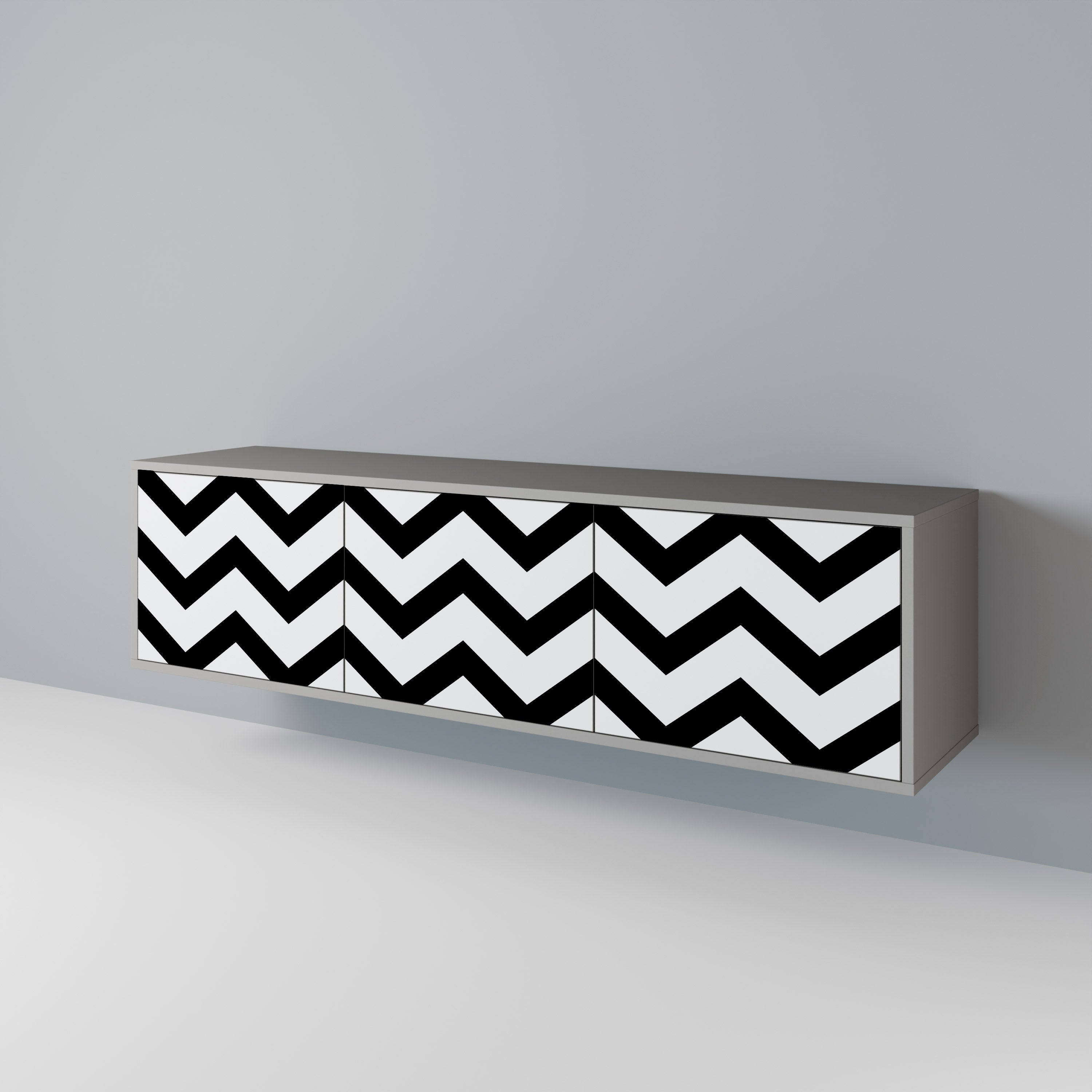 CLASSIC ZIG ZAG 3-türiges TV-Lowboard