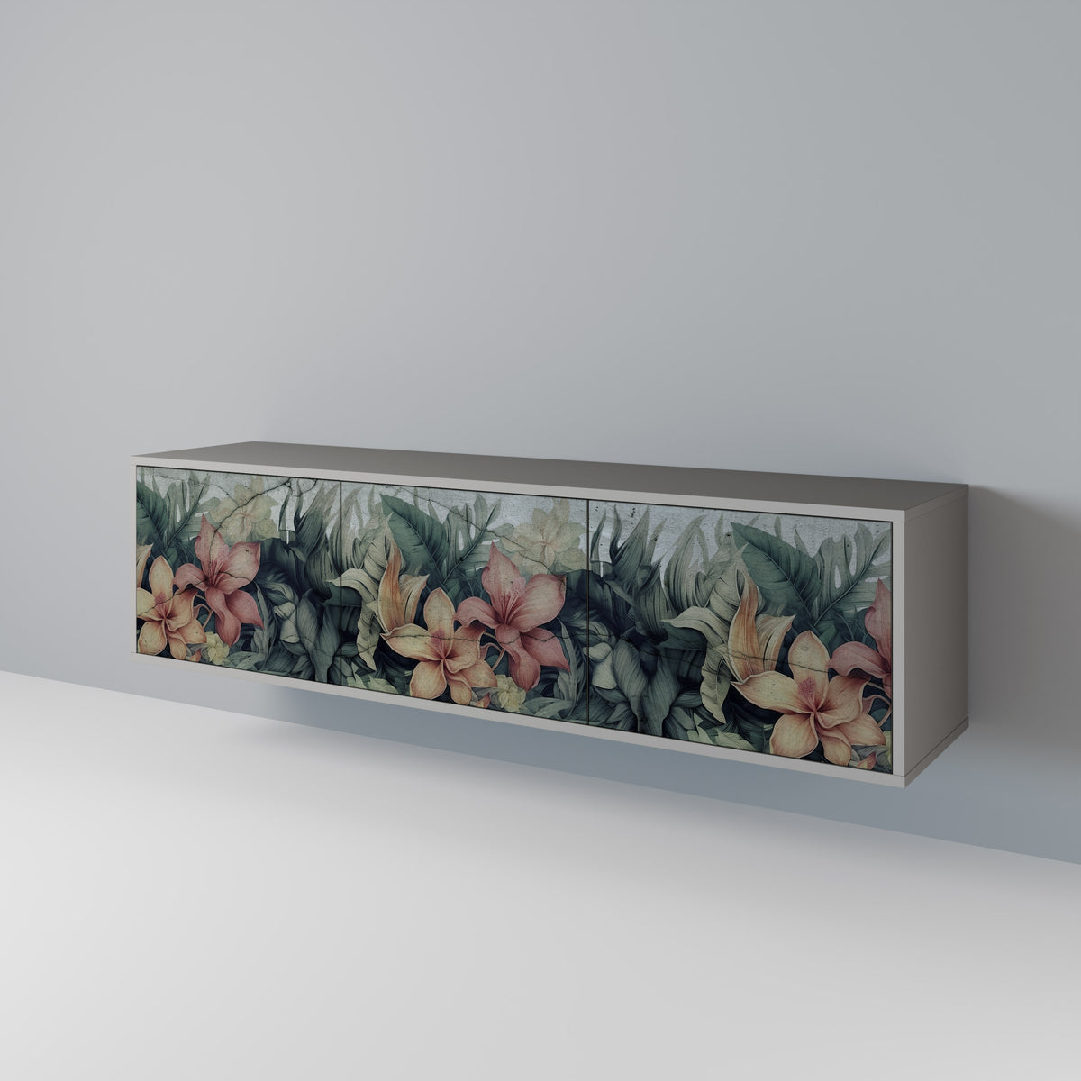 HEAVENLY BLOOM 3-türiges TV-Lowboard