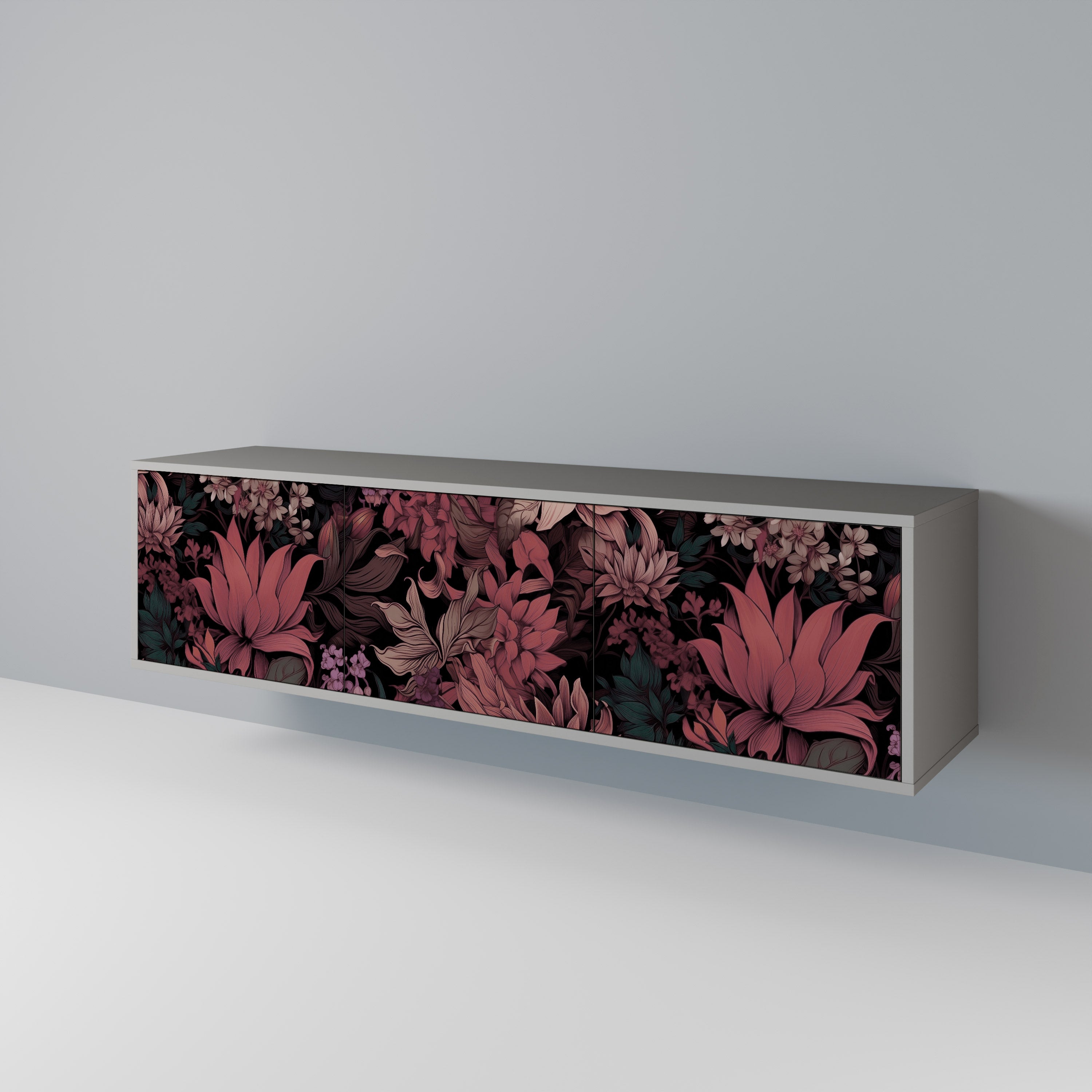 FLORAL WHISPER 3-türiges TV-Lowboard
