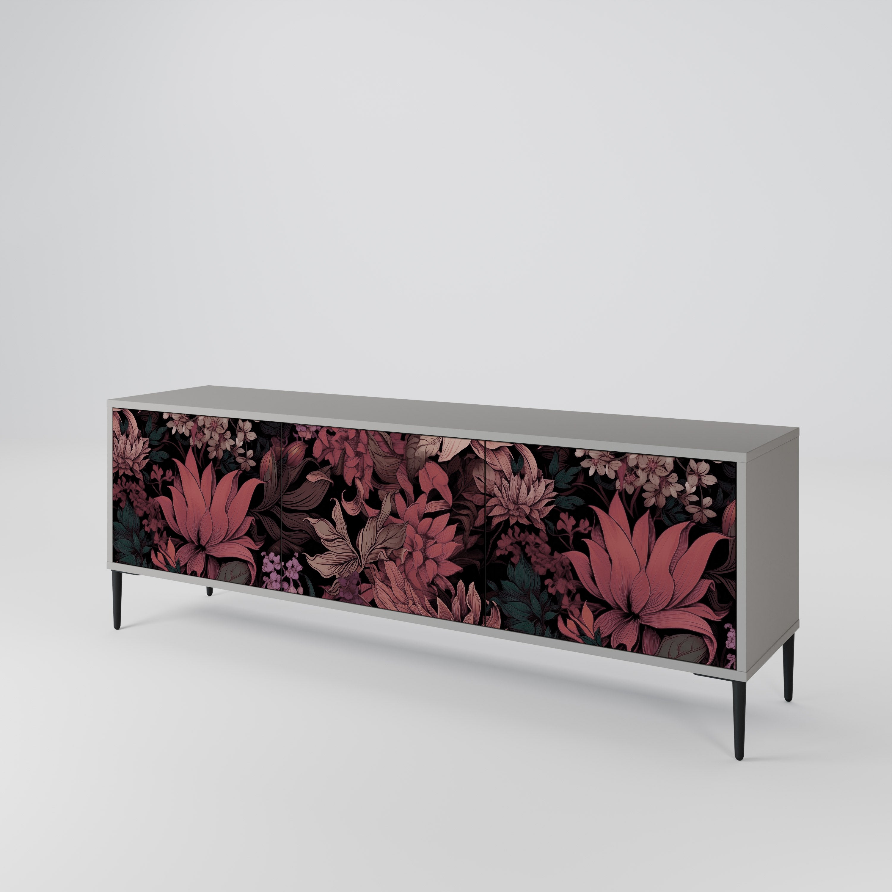 FLORAL WHISPER 3-türiges TV-Lowboard