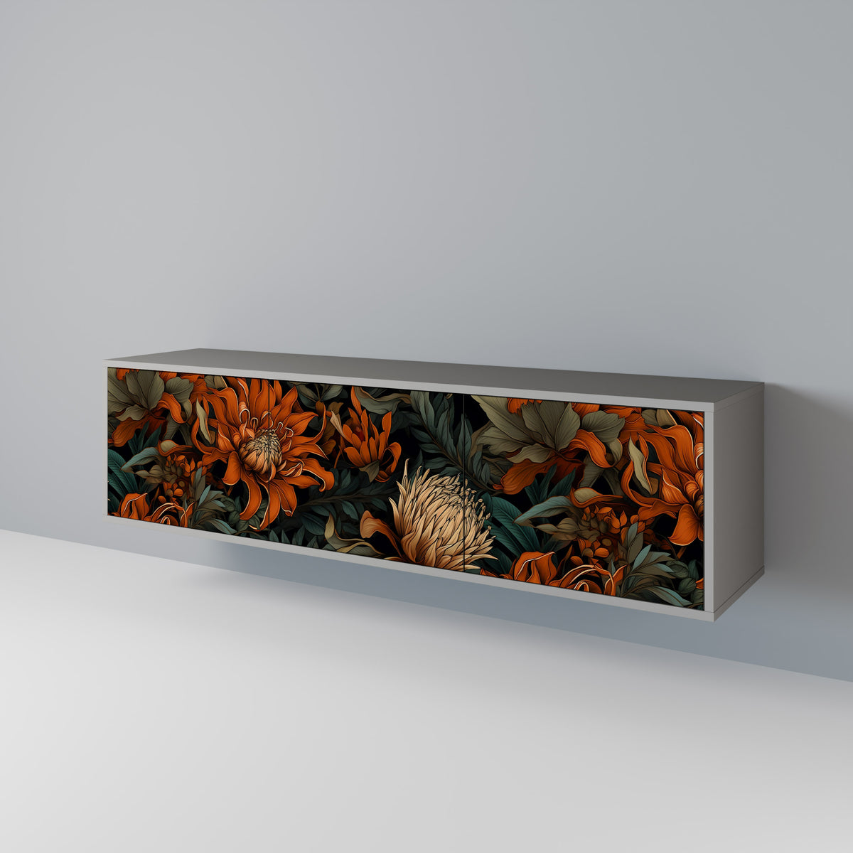 DAWN BLOOM 3-türiges TV-Lowboard