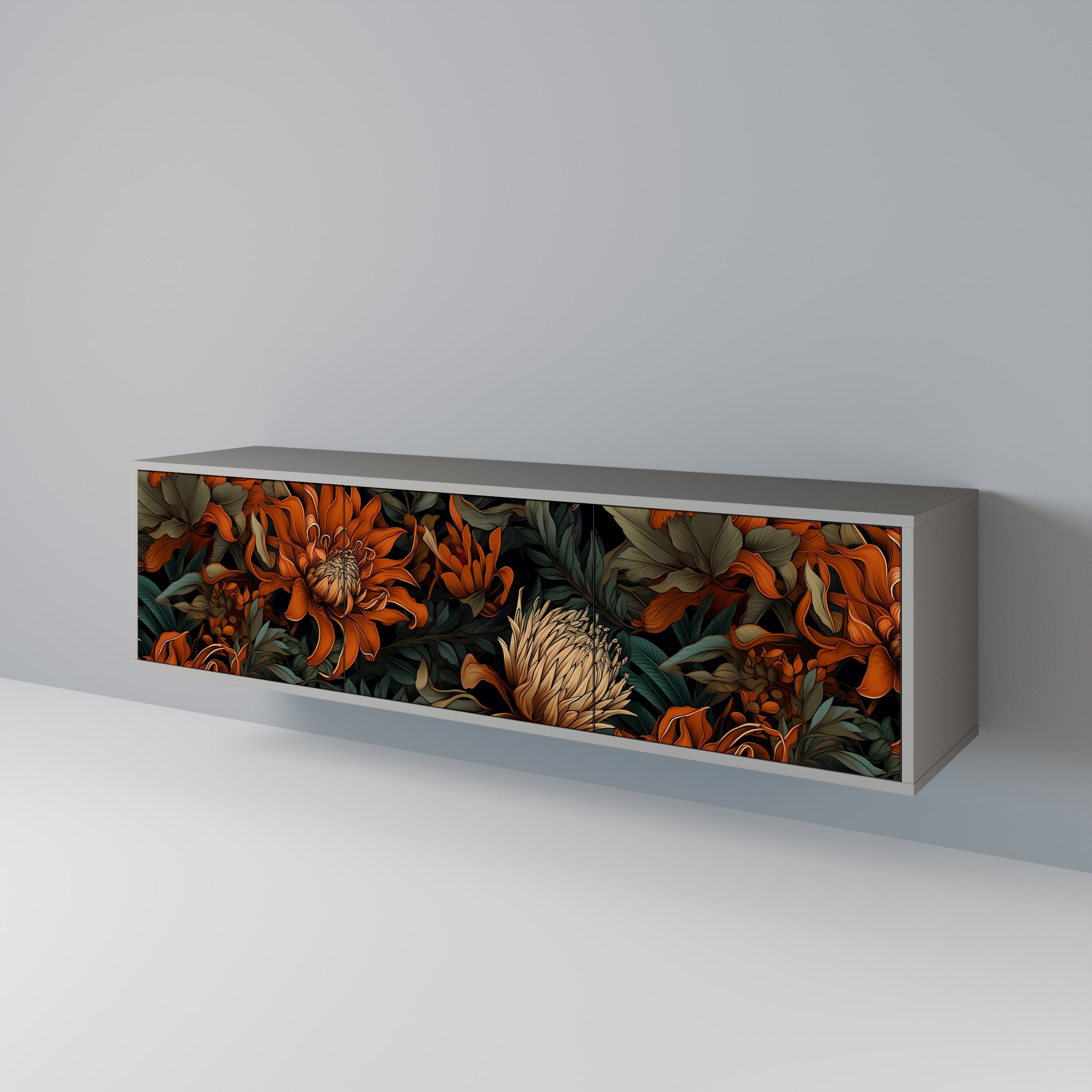 DAWN BLOOM 3-türiges TV-Lowboard