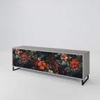 IMAGINARY BLOSSOM TV-Lowboard mit 3 Türen in Grau