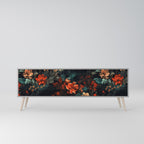 IMAGINARY BLOSSOM TV-Lowboard mit 3 Türen in Grau