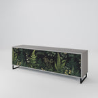 FERN FLOWERS TV-Lowboard mit 3 Türen in Grau