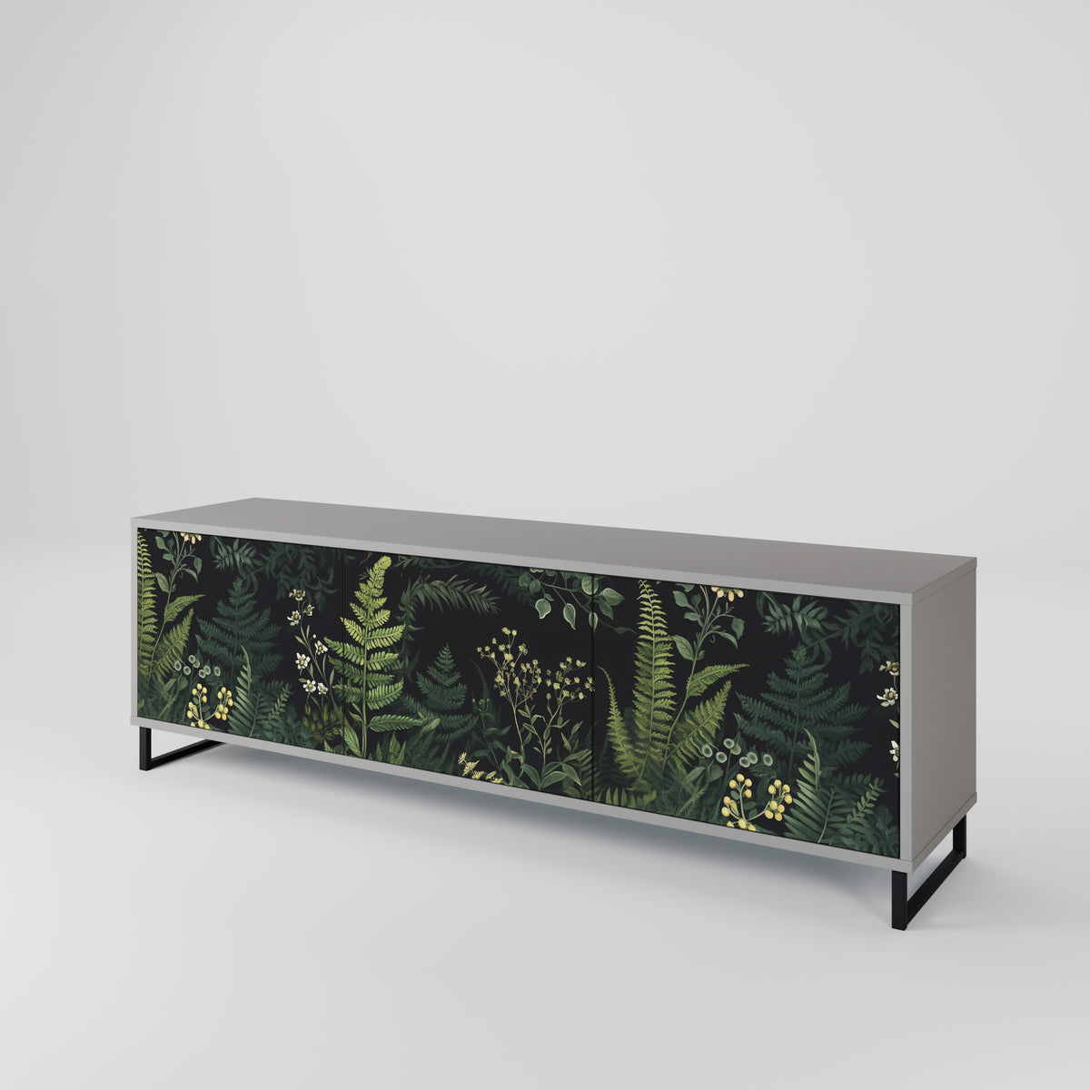 FERN FLOWERS 3-türiges TV-Lowboard
