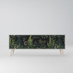 FERN FLOWERS TV-Lowboard mit 3 Türen in Grau