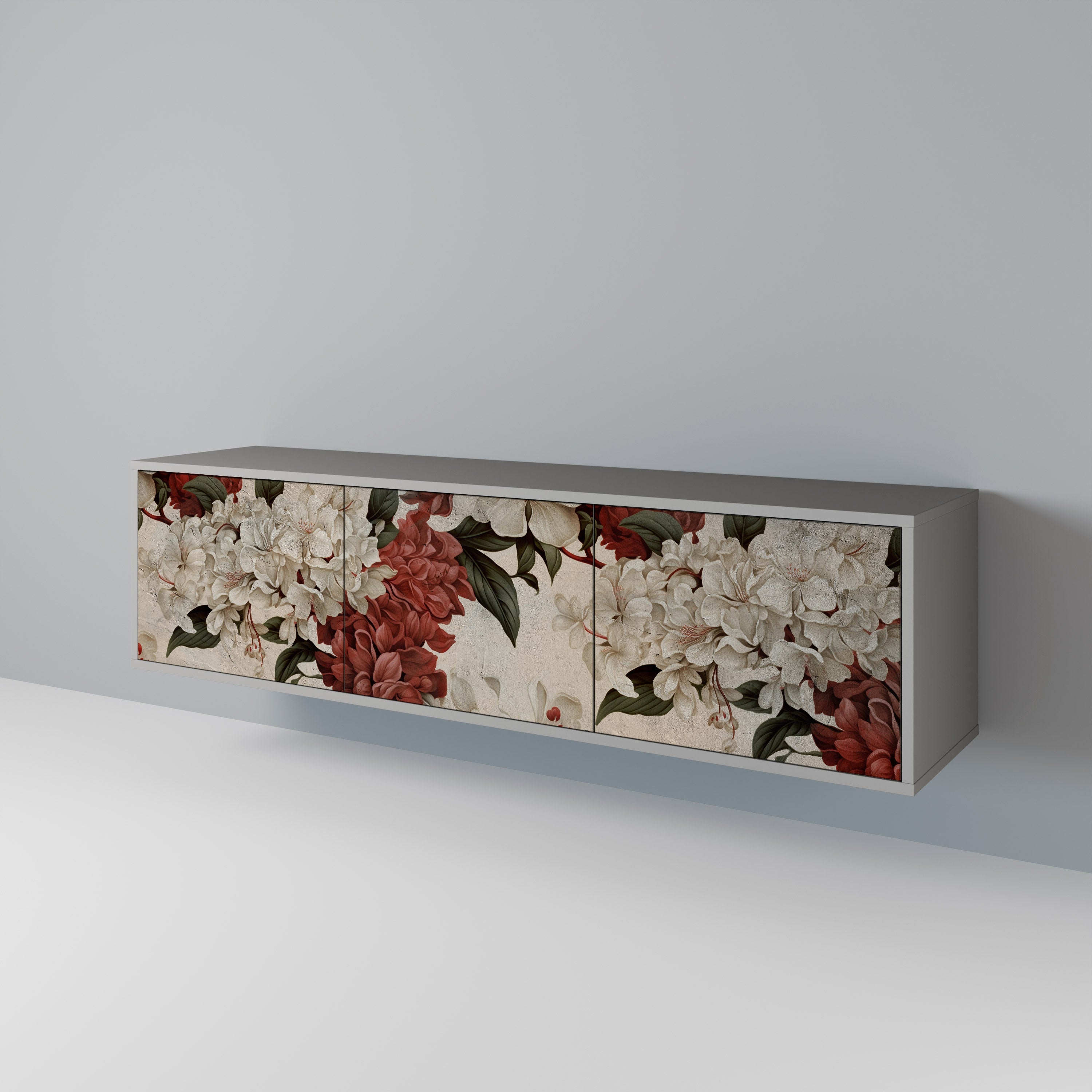 EPHEMERAL DAYS TV-Lowboard mit 3 Türen in Grau