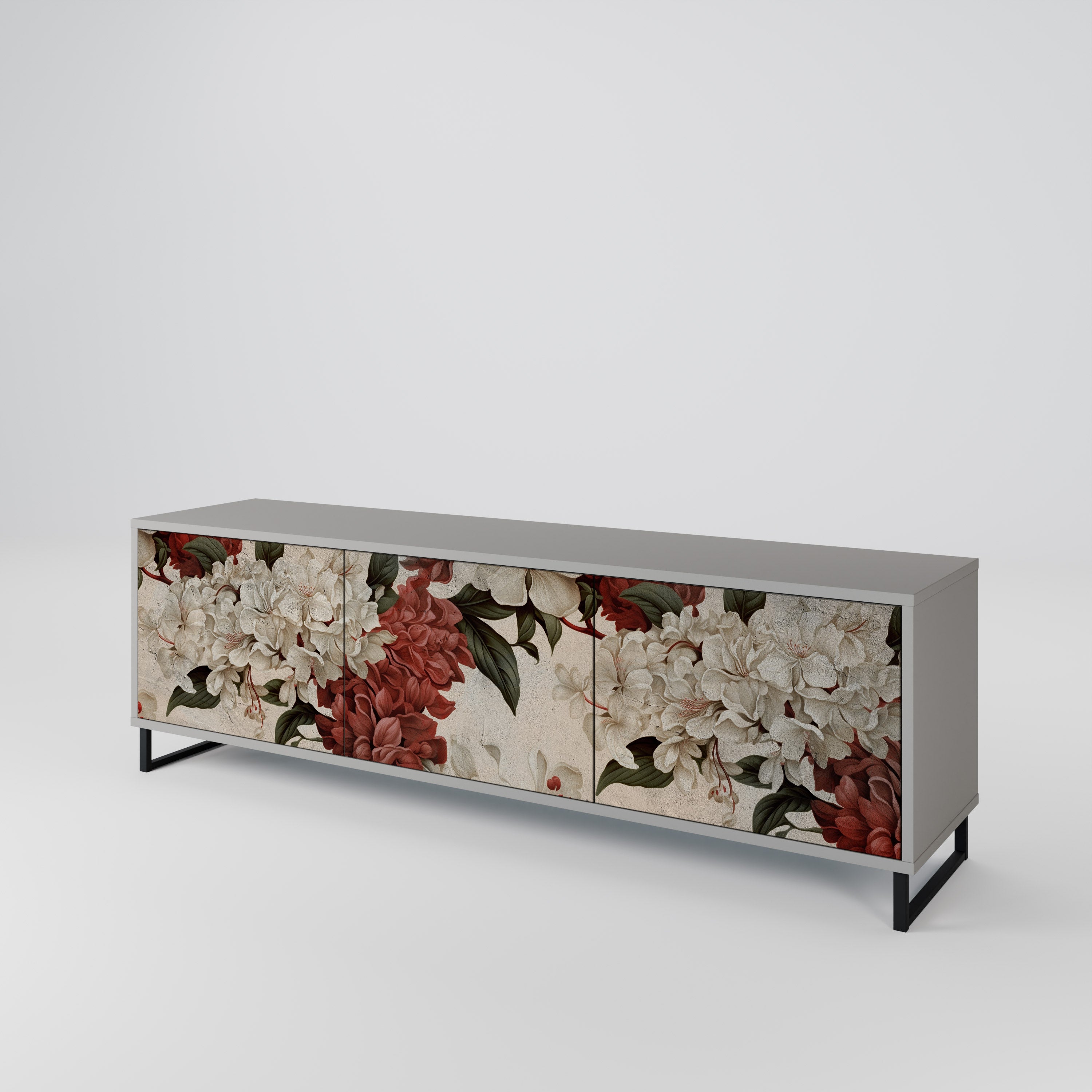 EPHEMERAL DAYS TV-Lowboard mit 3 Türen in Grau