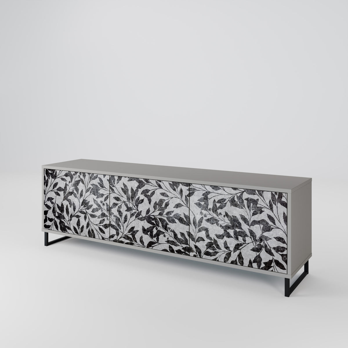 CHARCOAL SPROUT 3-türiges TV-Lowboard