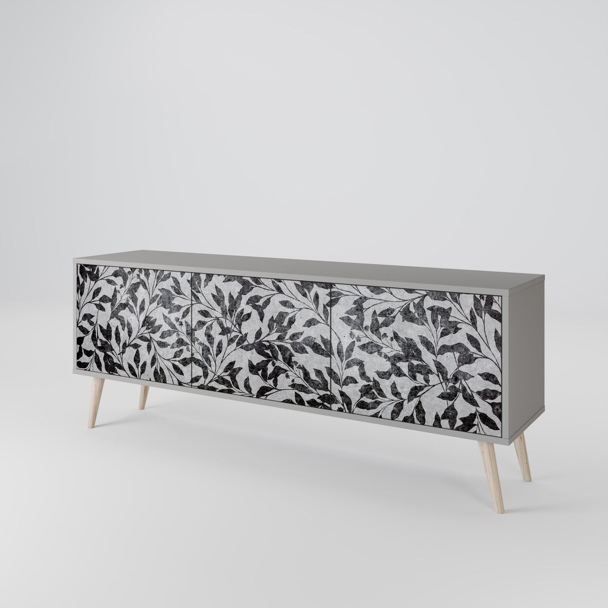 CHARCOAL SPROUT 3-türiges TV-Lowboard