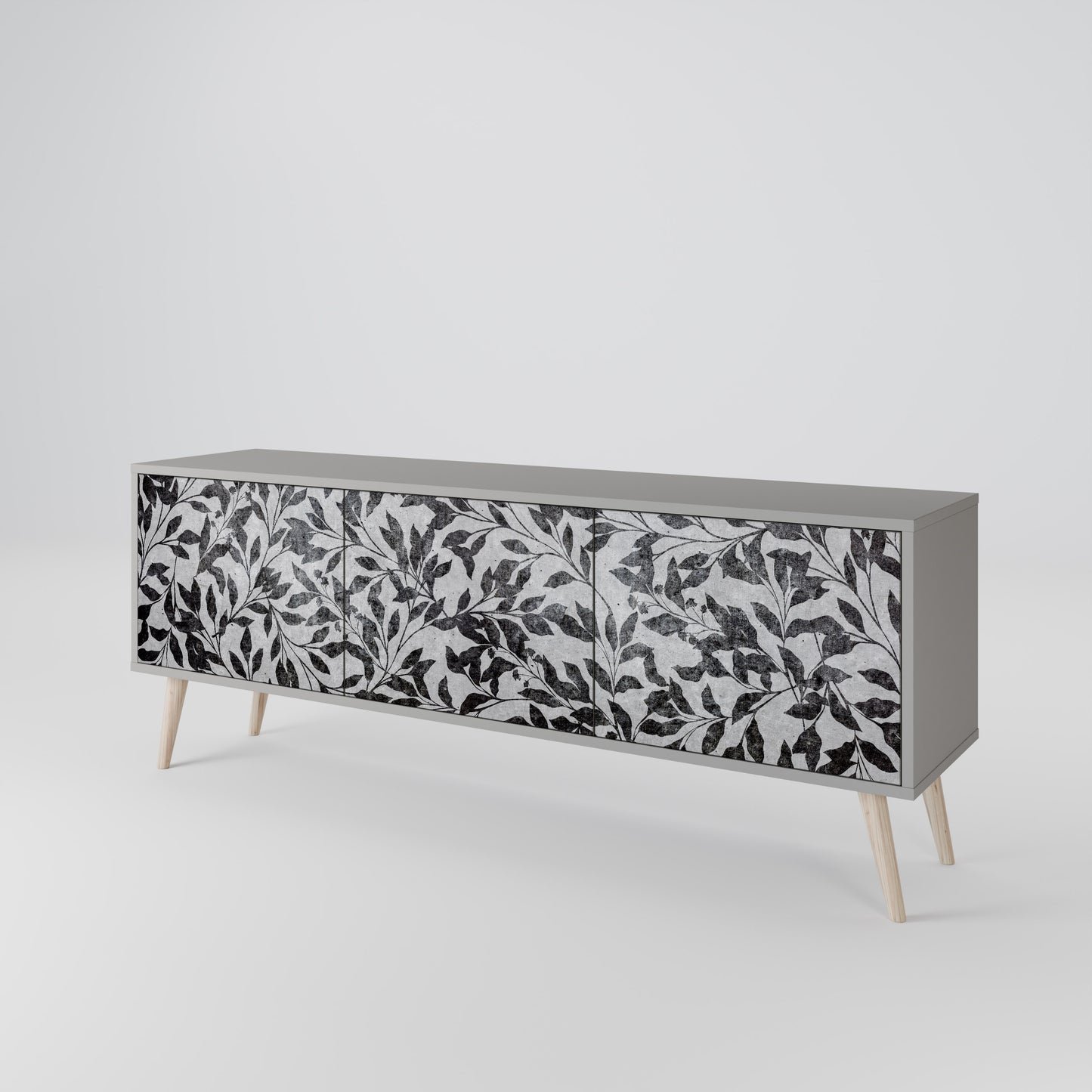 CHARCOAL SPROUT 3-türiges TV-Lowboard