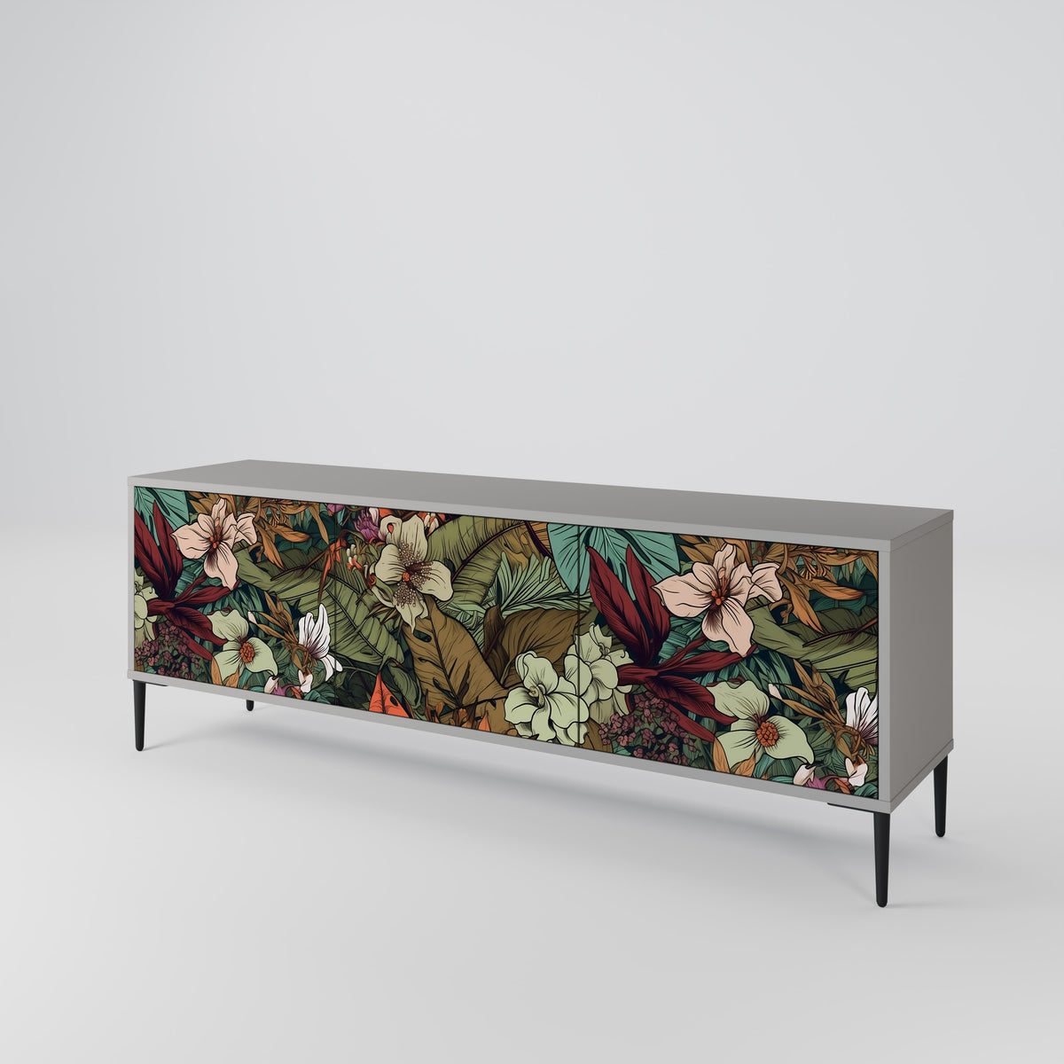 BOTANICAL EMERGENCE 3-türiges TV-Lowboard