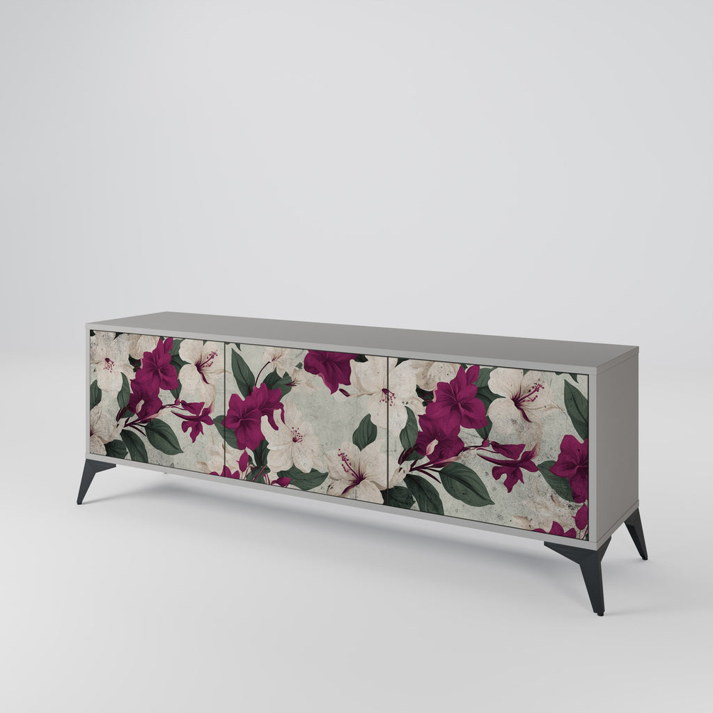 FLOWERET DREAM TV-Lowboard mit 3 Türen in Grau