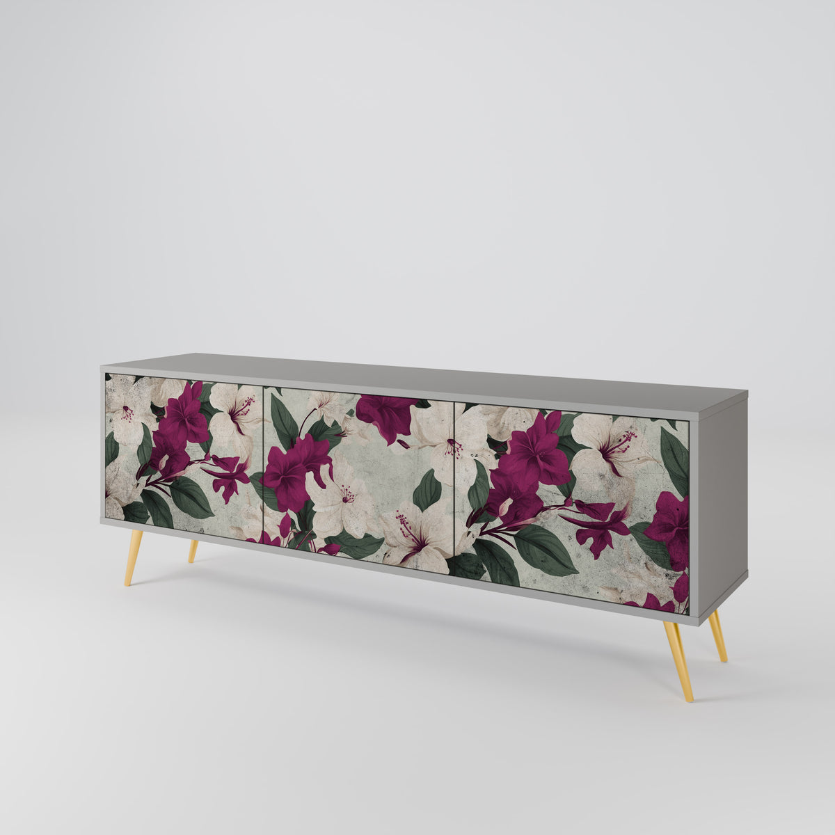 FLOWERET DREAM 3-türiges TV-Lowboard