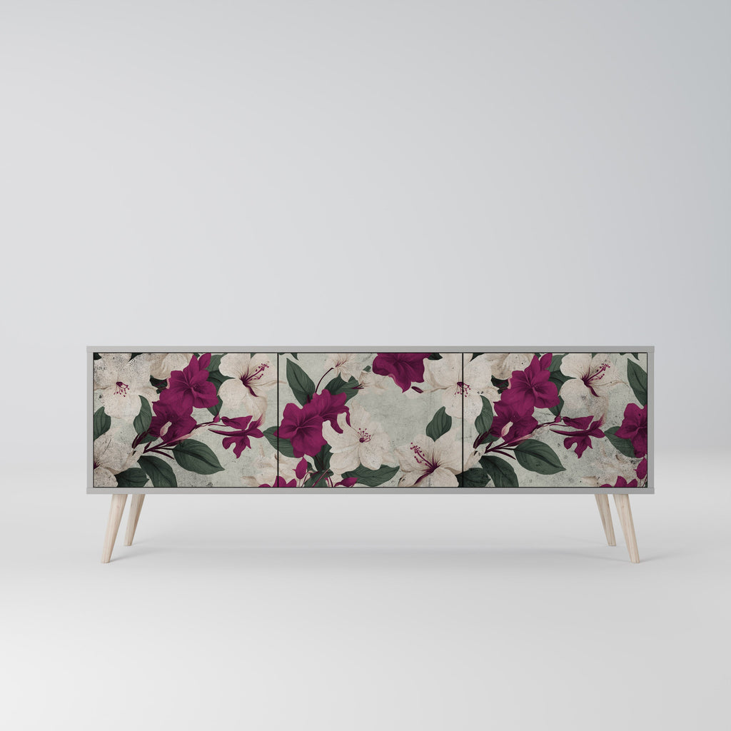 FLOWERET DREAM TV-Lowboard mit 3 Türen in Grau