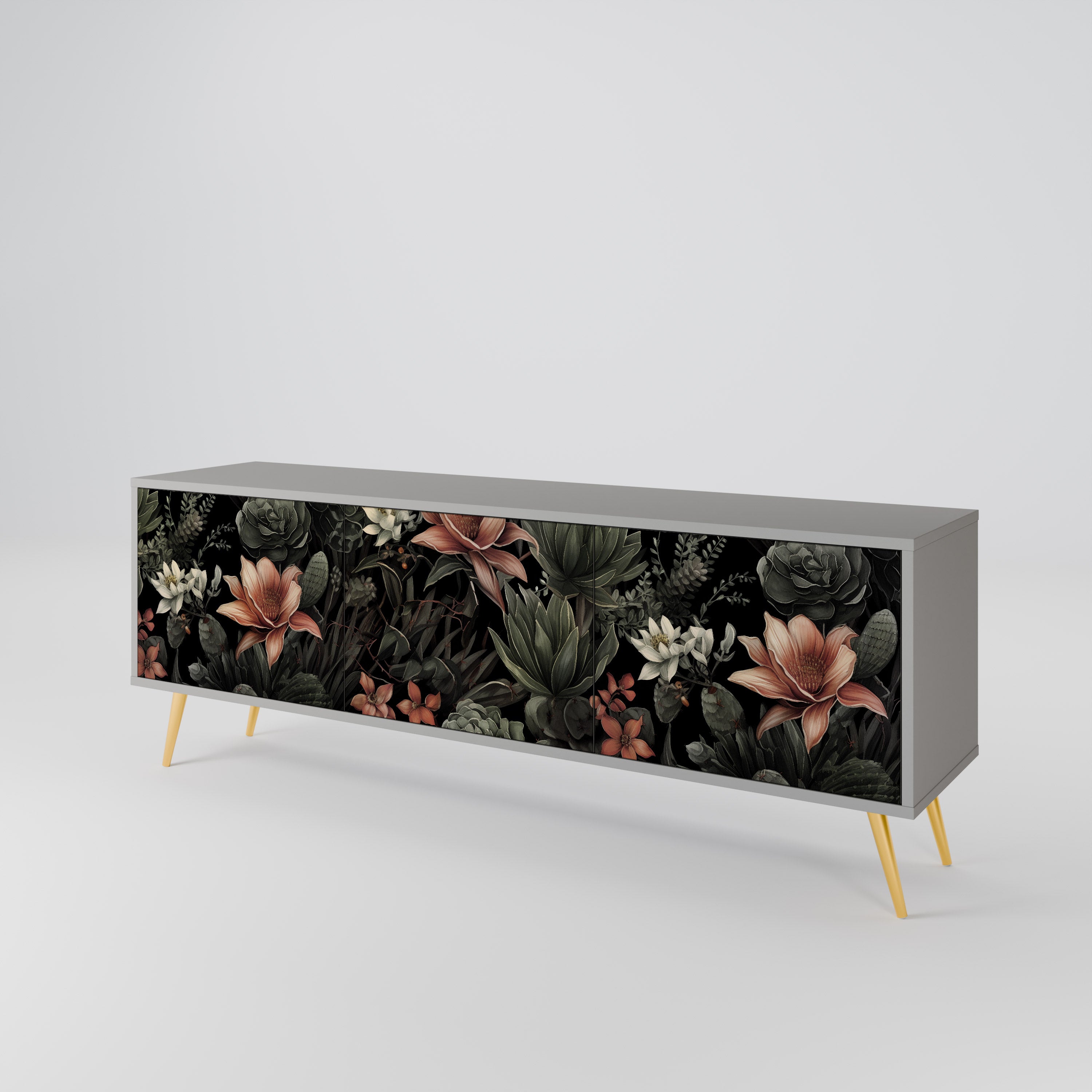 SECRET VERDURE 3-Door TV Cabinet