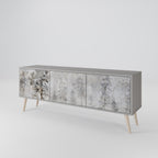 FADE IN THE TREES TV-Lowboard mit 3 Türen in Grau